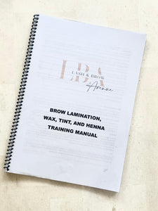 Brow Artistry Training Manual